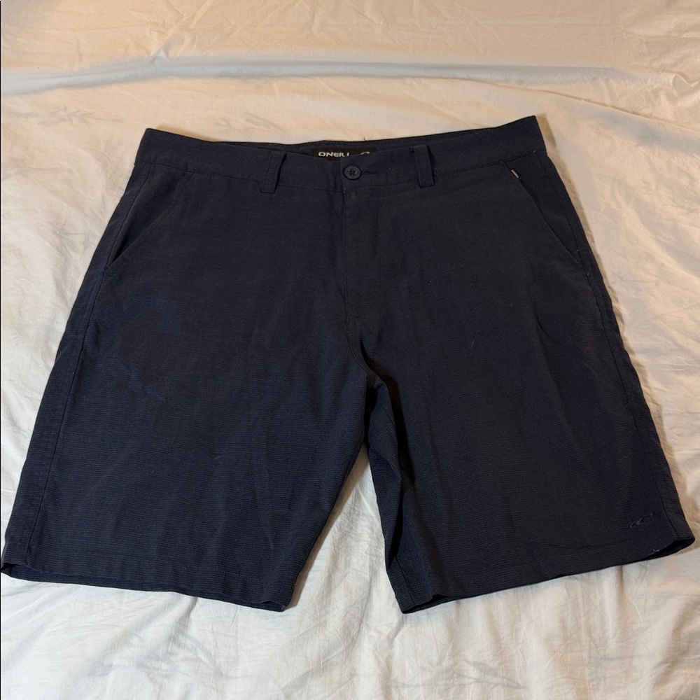 O'Neill Men's Dark Navy Flat Front Shorts Size 34